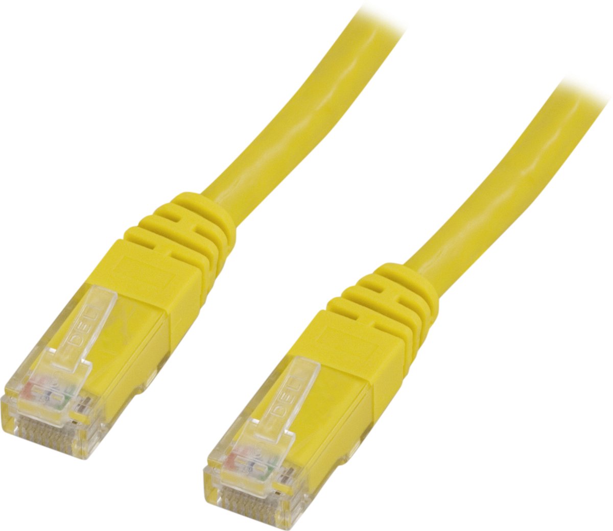 DELTACO GL2-TP Cat5e U/UTP Netwerkkabel LSZH - Geel - 2 meter