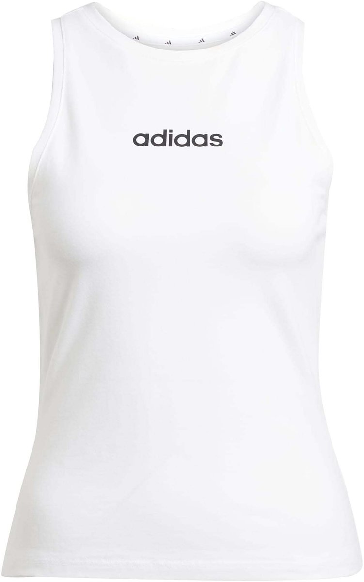 Adidas Sport Tanktop W Lin Sj Tk Sportswear Vrouwen Wit