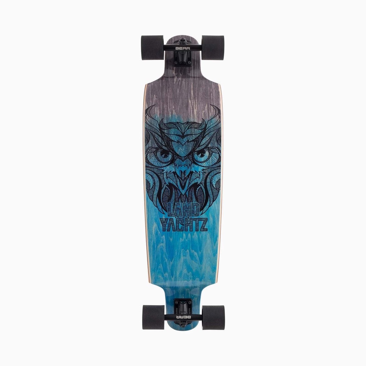 Landyachtz Top Cat Owl 37 Cruiser Longboard – Ultieme Stabiliteit en Controle voor Dagelijks Gebruik Veelkleurig