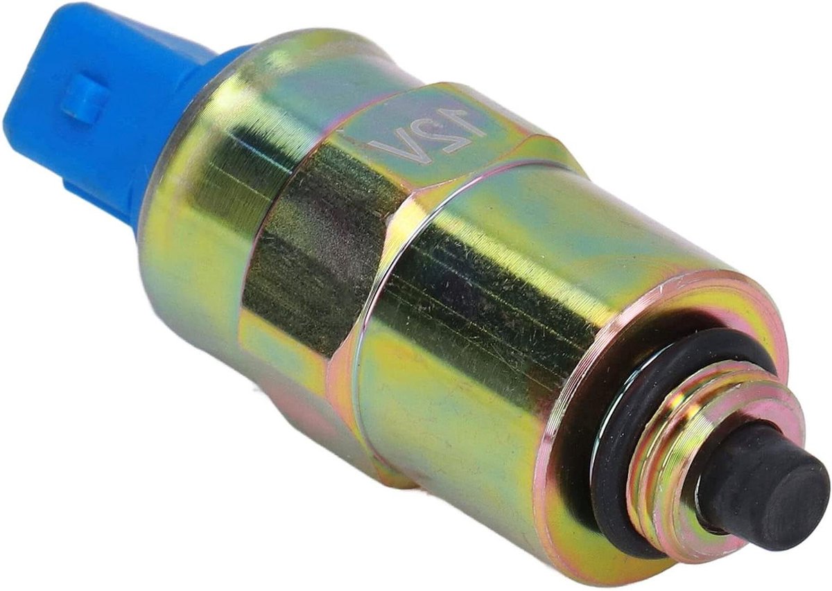 Brandstofmagneetventiel 12V brandstofuitschakelingssolenoïde 716‑30255 vervangend hoogwaardig onderdeel voor JCB 3CX 4CX graaflaadmachine