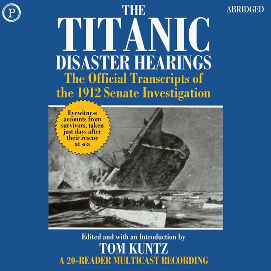 The Titanic Disaster Hearings - cover