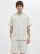 Jack & Jones Heren Overhemd JORCOBA STRIPE RESORT SHIRT SS bequem Veelkleurig XL Volwassenen