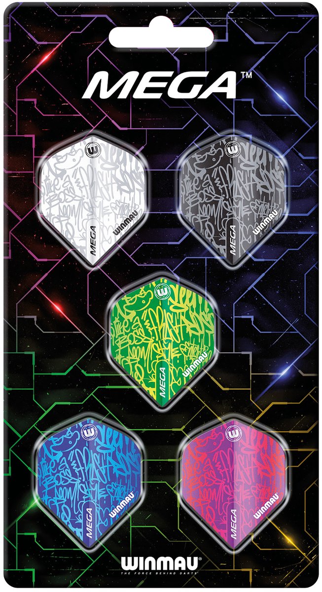 Winmau Mega Standard Flight Collection - Dart Flights