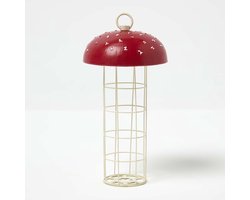 Homescapes Fly Agaric Feeder – Suet Ball Holder om op te hangen