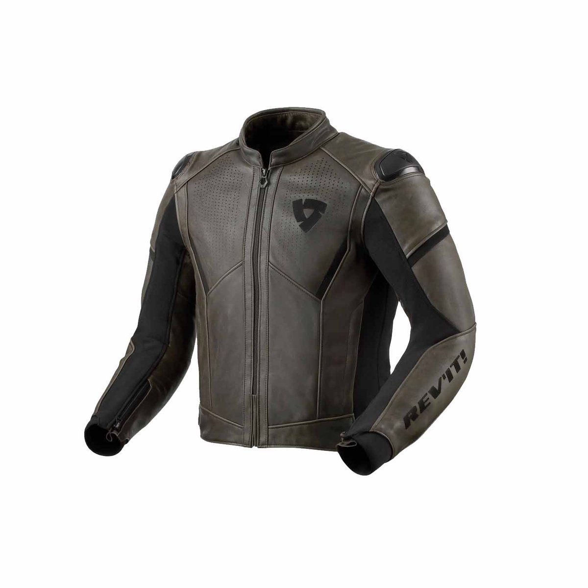 REV'IT! Jacket Parallax Black Olive 54 - Maat - Jas