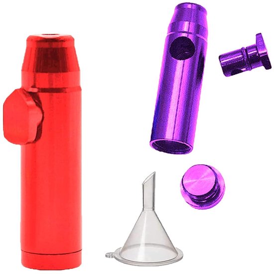 4 stuks kruidenpoeder doseerset, draagbare kruidendispenser met minitrechter, outdoor camping kruidenhouder (wit, bruin), geïntegreerde draagbare outdoor opslag