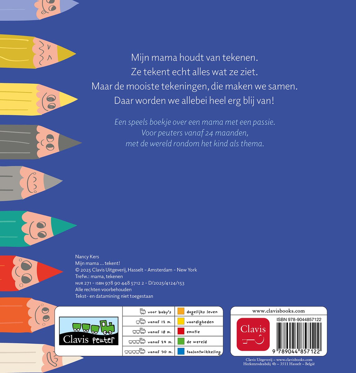 Mijn mama ... tekent! - back cover