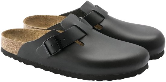 Birkenstock Boston pantoufles unisexes noires Taille 38