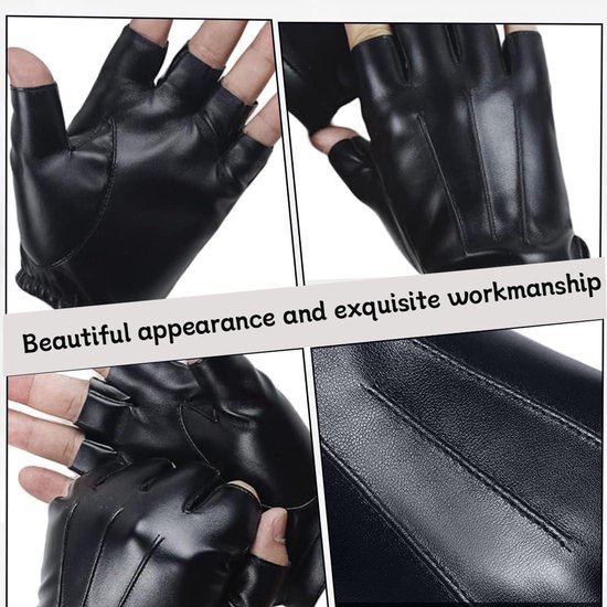Prime Sports Shop Ultimate Premium Feature Fingerless Motorbike Sports - View #6