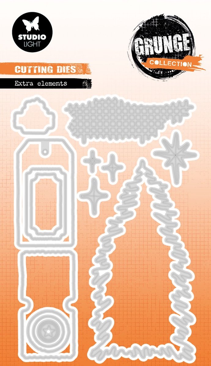 Cutting die Extra elements - Grunge collection nr. 1015