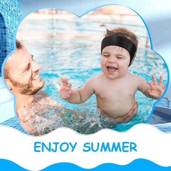 Zwemhoofdband Voor Oorbescherming – S/M/L Maten, Neopreen, Zacht En Verstelbaar – Perfect Om Water Uit Oren Te Houden