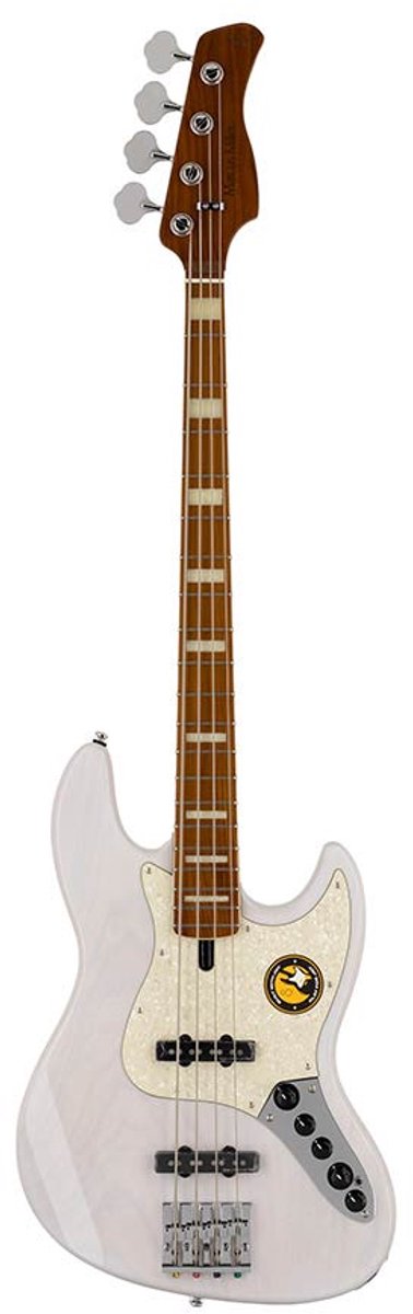 Sire Marcus Miller V8 Swamp Ash 4 White Blonde - Elektrische basgitaar - wit
