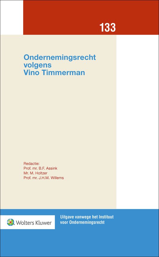 Ondernemingsrecht volgens Vino Timmerman - cover