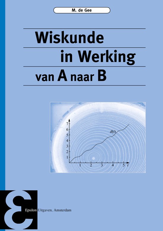 Epsilon uitgaven 70 - Wiskunde in werking - cover