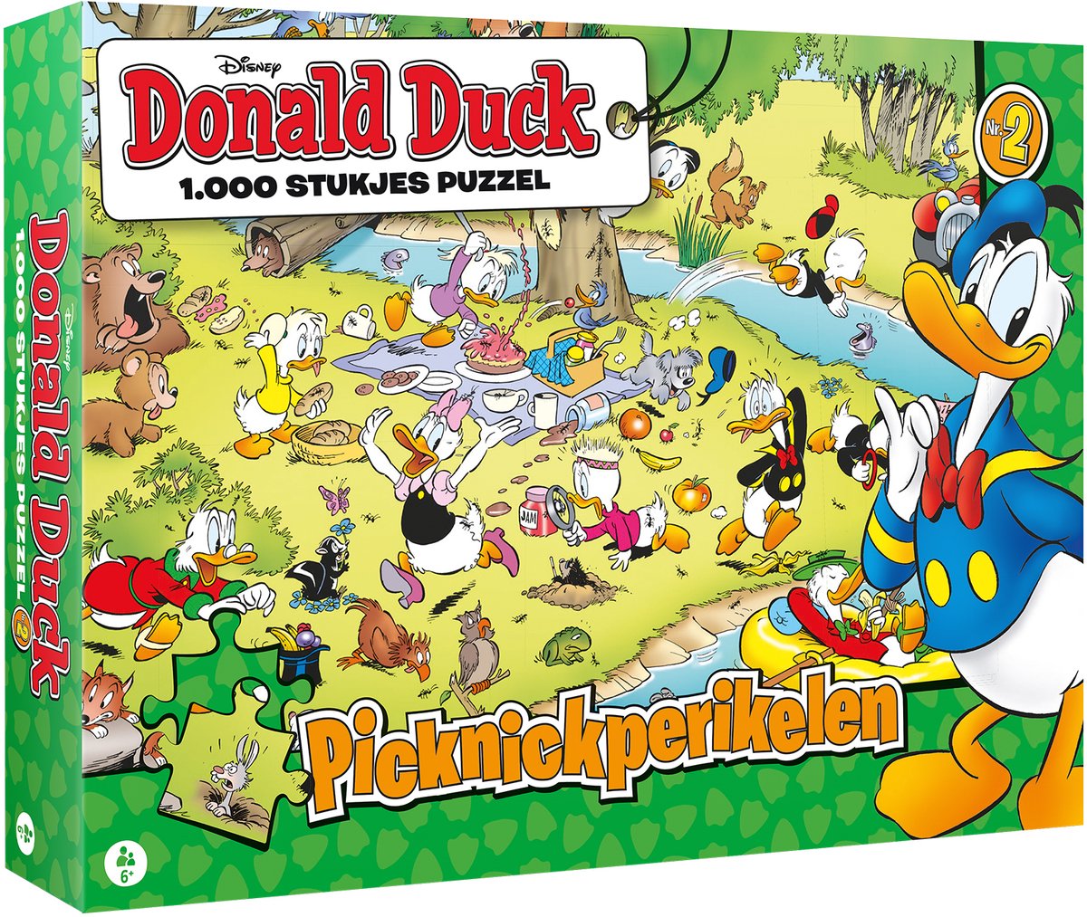 Disney Donald Duck Puzzel 2: Picknickperikelen
