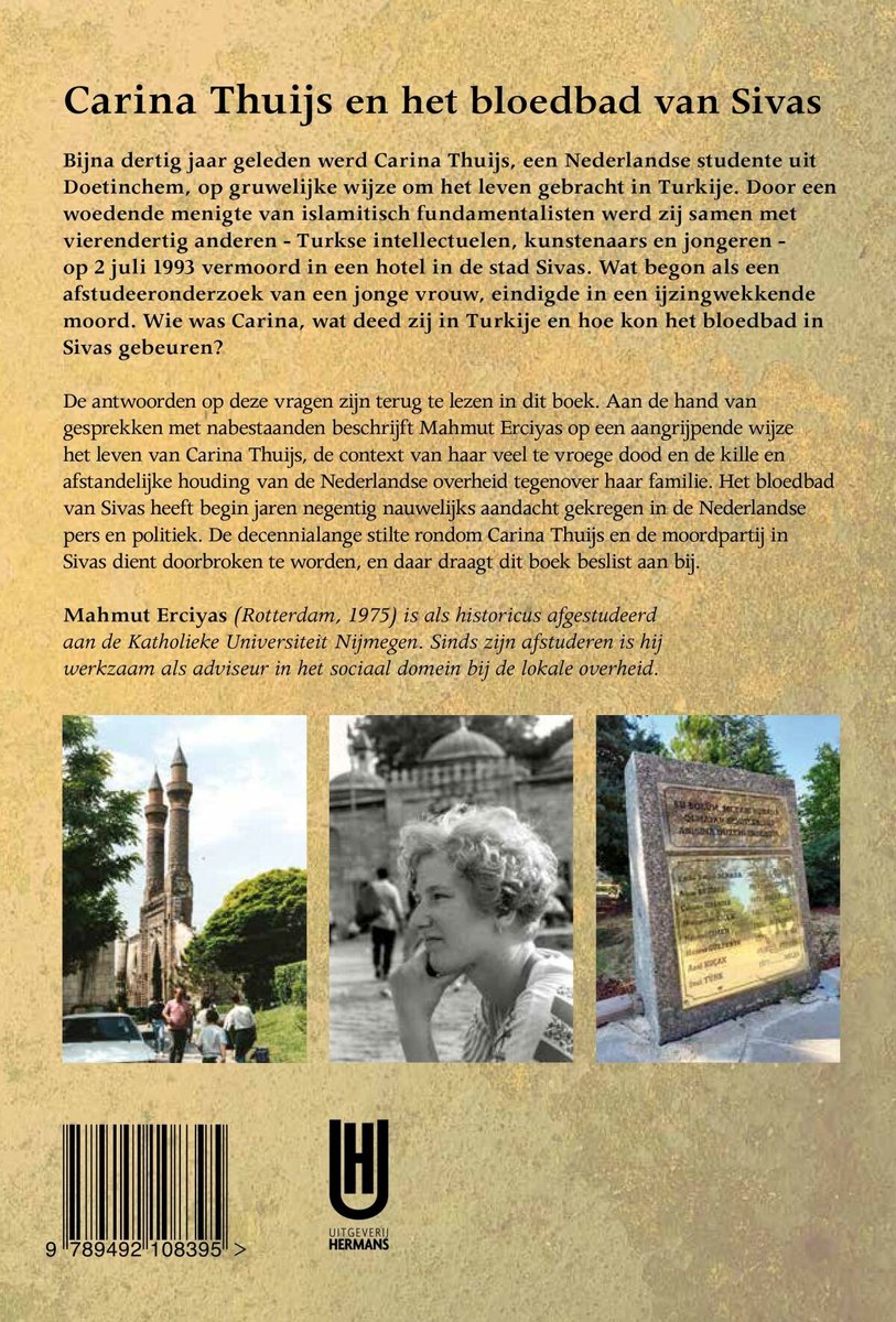 Carina Thuijs en het bloedbad van Sivas - back cover