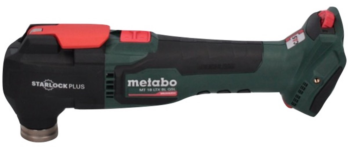 Metabo MT 18 LTX BL QSL 18V Li-ion accu multitool body in MetaBox - koolborstelloos - snelwissel thumbnail 3