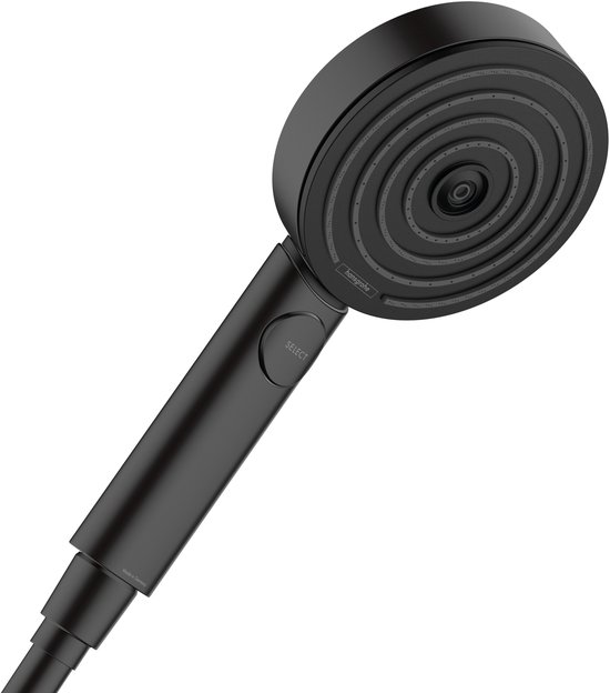 hansgrohe Pulsify Select S handdouche 105 3jet Relaxation EcoSmart mat zwart
