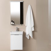 Lave-mains, 450x340 mm, 1 trou pour robinetterie, blanc