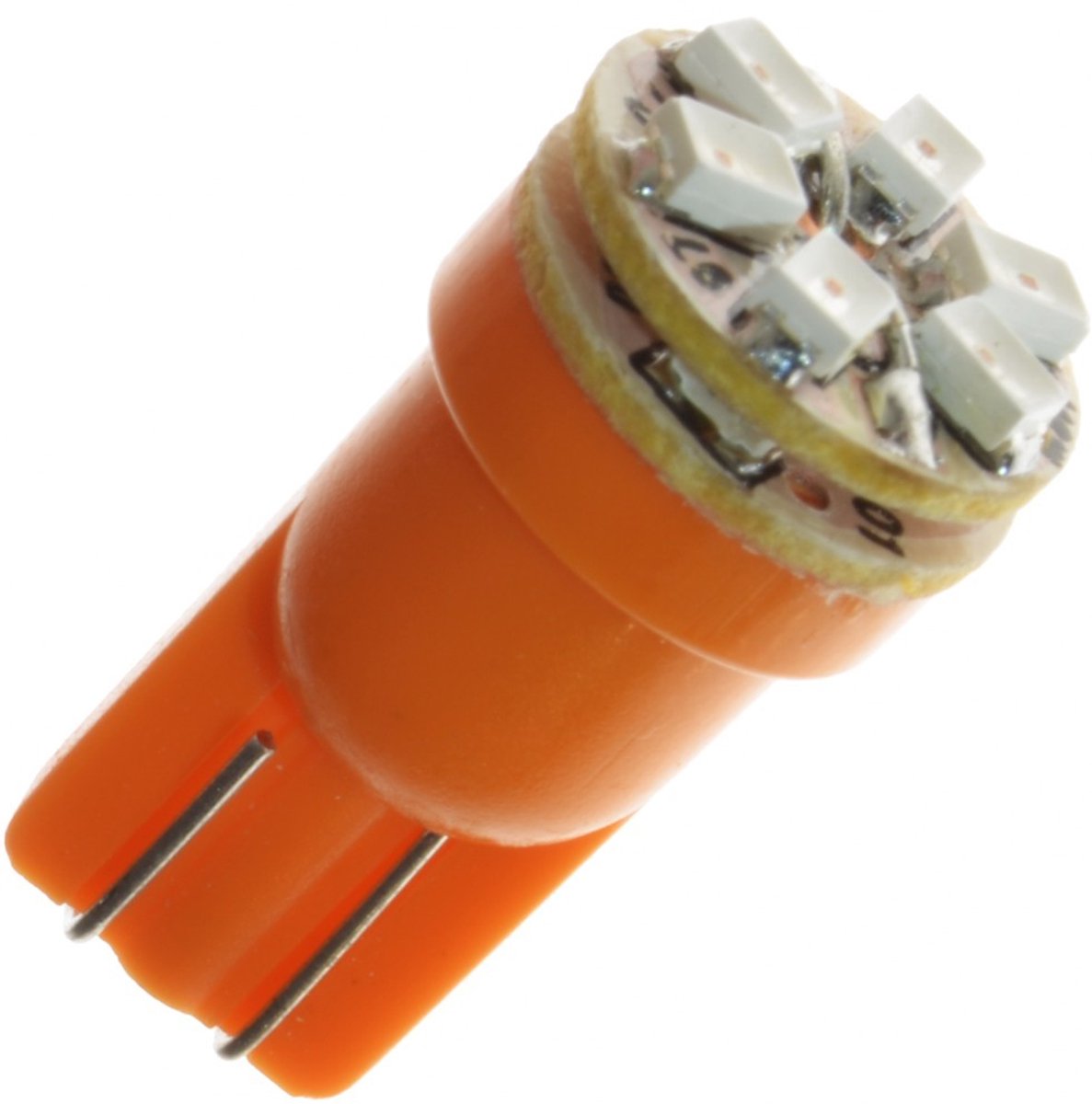 LED lamp - Ledson - 9-Led - T10 / W5W - Amber - 12V