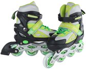 Street Rider Inline Skeelers Groen/Zwart Verstelbaar, Maat 33-36