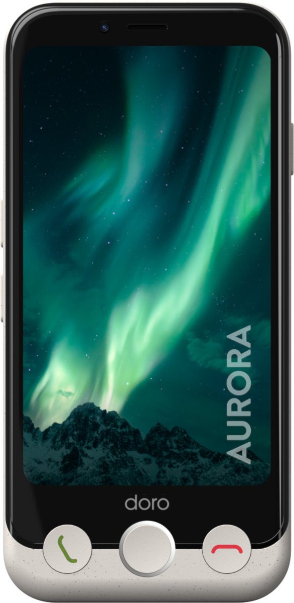 Doro Aurora 11 11,4 cm (4.5") Dual SIM Android 14 4G USB Type-C 4 GB 64 GB 3000 mAh Wit