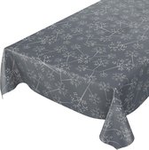 Nappe lavable effet Argent - 140x140 cm - Facile d'entretien et déperlante
