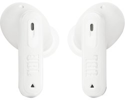 JBL Tune Beam 2 - Noise Cancelling Oordopjes - Oortjes Draadloos - Bluetooth - In-ear True Wireless - 48 uur speeltijd - IP54 - Wit