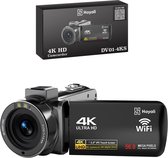 Hayali HAYALI®4KUltraHD - 2In1SetCamcorder – 3,0Inch - Inclusief2BatterijenEnAfstandsbediening