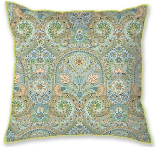 Sierkussen Pip Studio Kikoy Square Cushion - Groen