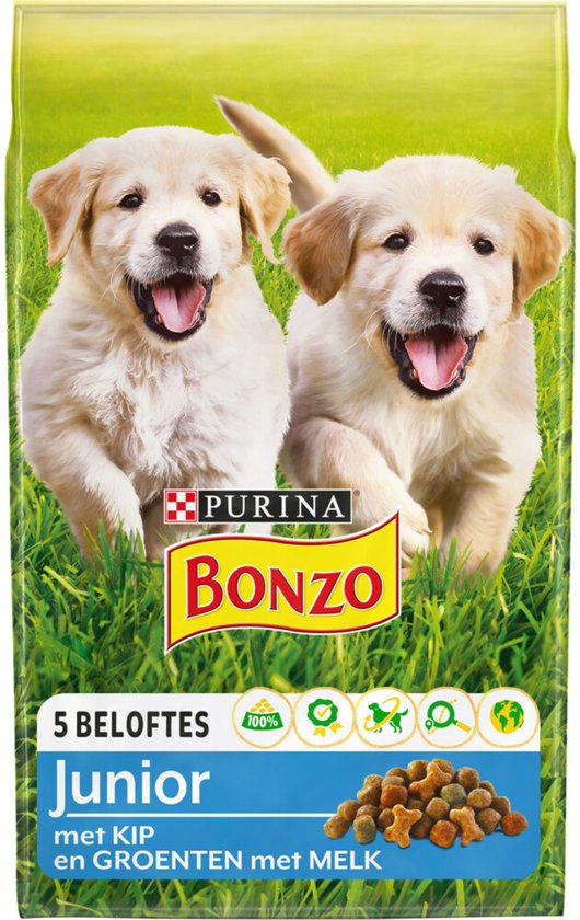 Bonzo Droogvoer Junior - 3 x 1,5 kg - Voordeelverpakking