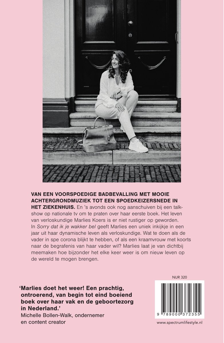 Sorry dat ik je wakker bel - back cover