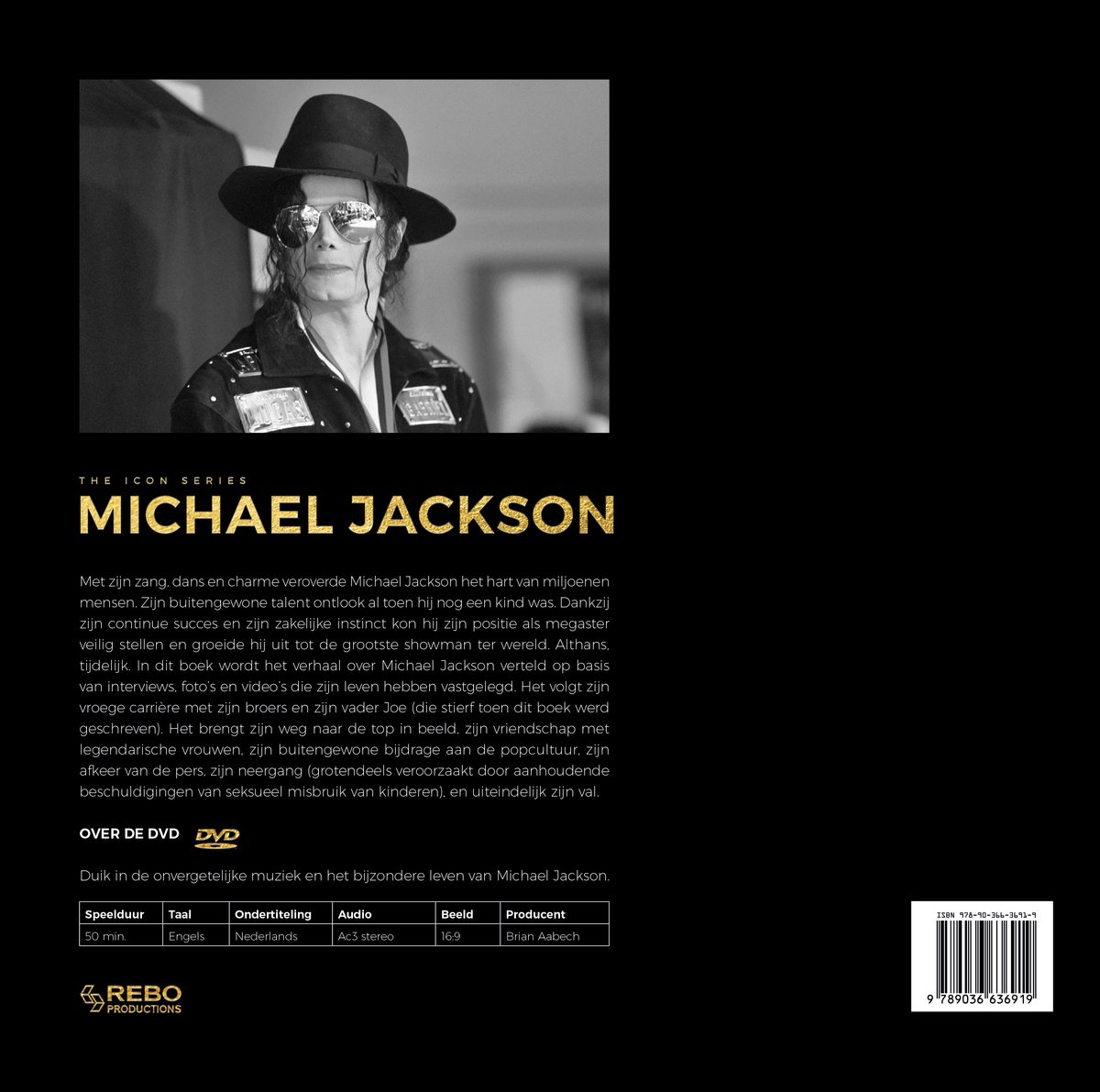 The Icon Series - Michael Jackson - back cover
