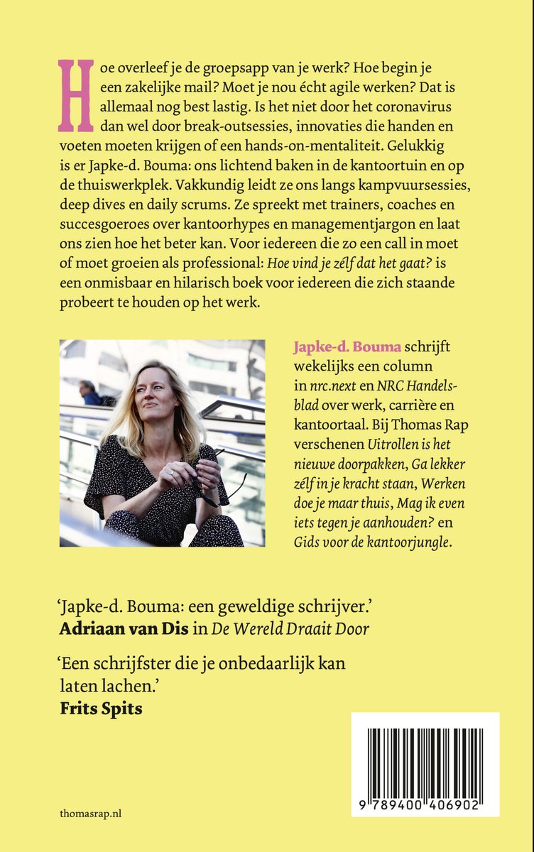 Hoe vind je zelf dat het gaat? - back cover