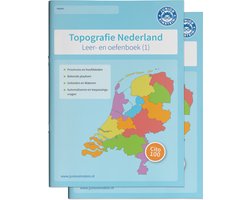 Topografie Nederland Leer- en oefenboeken Set (1 en 2)