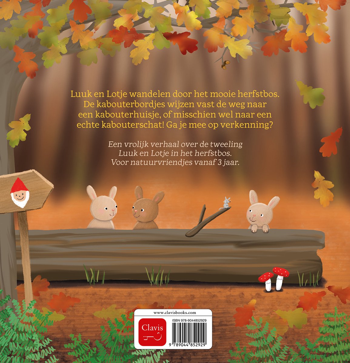 Luuk en Lotje - Het herfstbos! - back cover