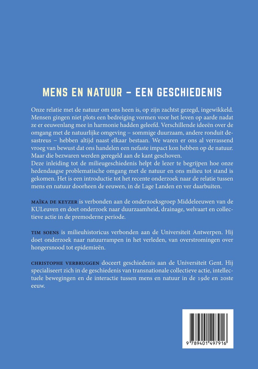 Mens en natuur - back cover