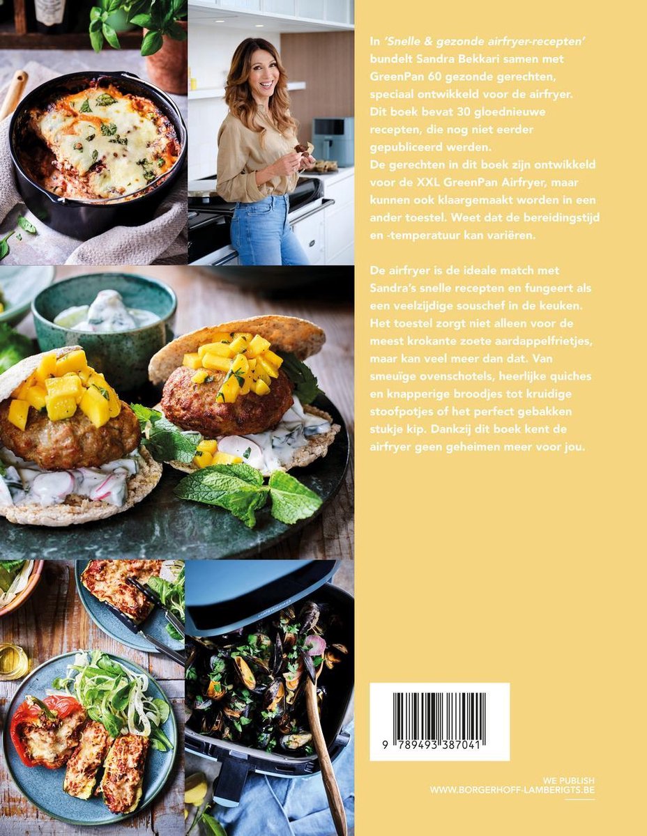 Snelle & gezonde airfryer recepten - back cover