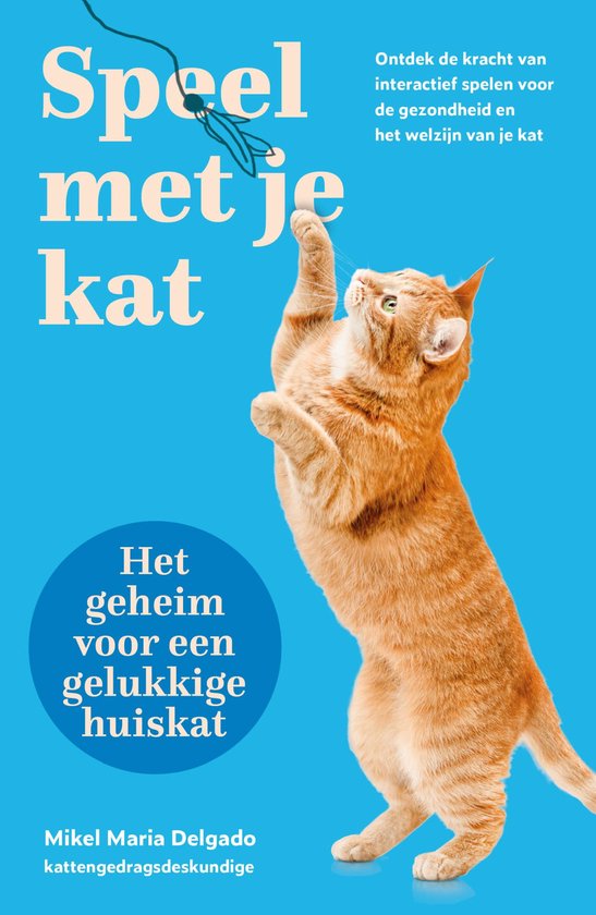 Speel met je kat: het geheim voor een gelukkige huiskat - cover