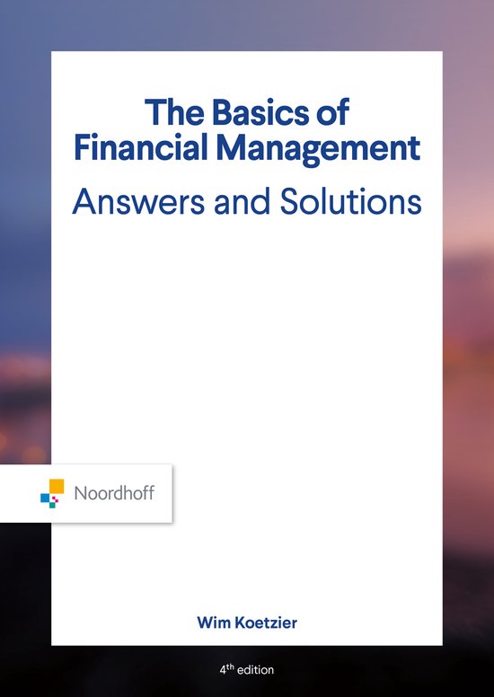 The Basics of Financial Management Answers and Solutions - cover