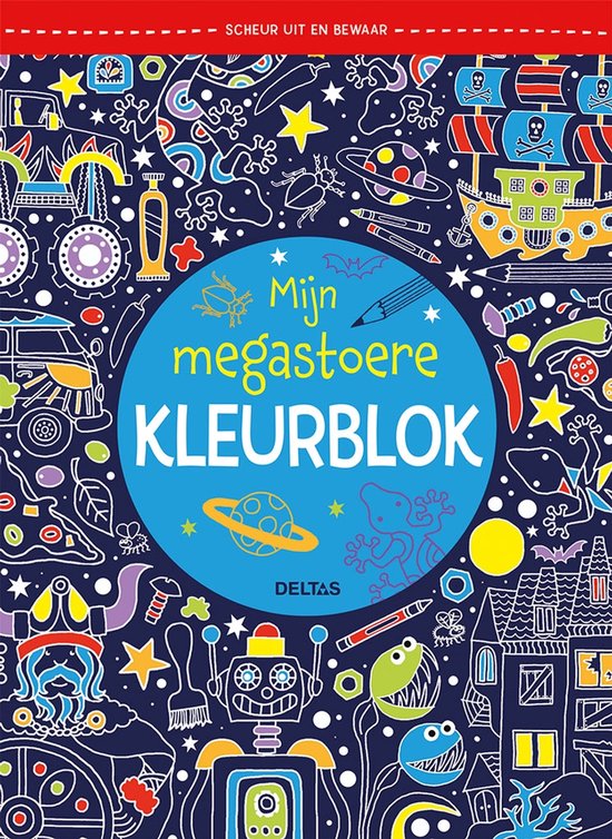 Mijn megastoere kleurblok - cover
