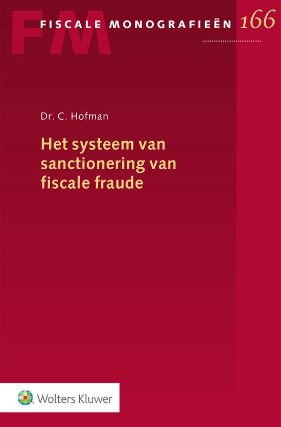 Het systeem van sanctionering van fiscale fraude - cover
