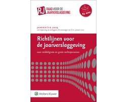Richtlijnen voor de jaarverslaggeving, middelgrote en grote rechtspersonen 2025