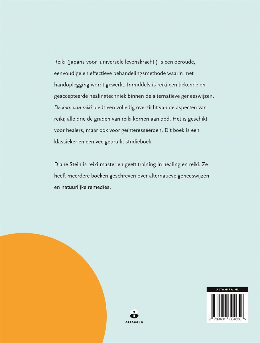 De kern van Reiki - back cover