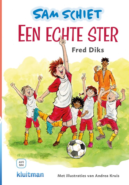 Foto: Lekker lezen met kluitman sam schiet een echte ster