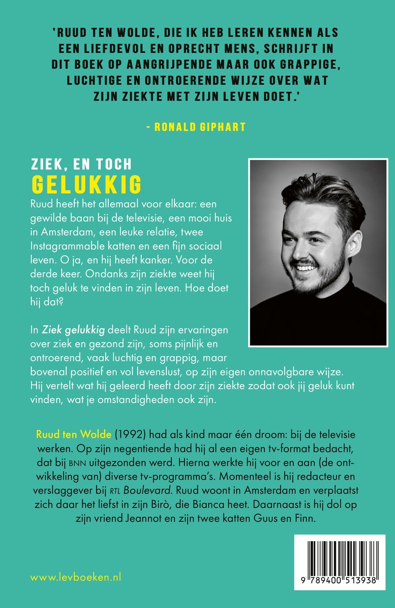 Ziek gelukkig - back cover