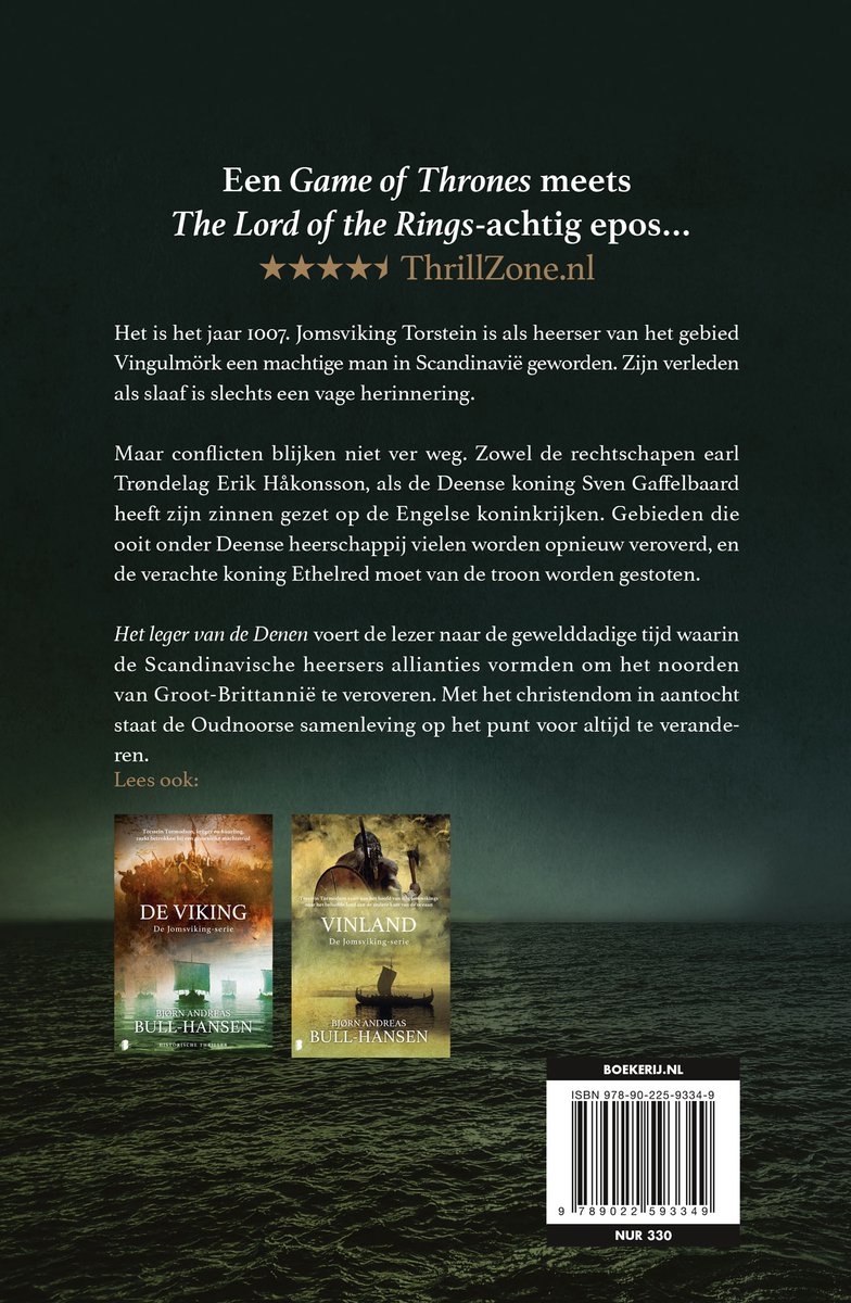 Jomsviking 3 - Het leger van de Denen - back cover