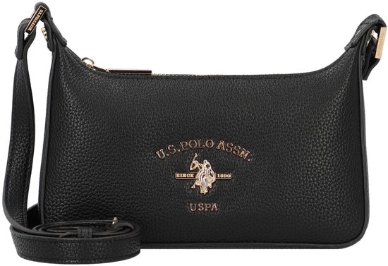 U.S. Polo Assn. Womens Stanford Round Beauty Bag in Black