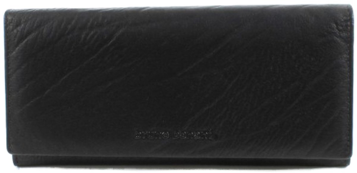 bruno banani Leren Portemonnee Africa Wallet Black Zwart