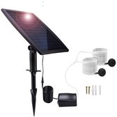 Zonnepomp voor Vijverbeluchting - Zonne-energie Zuurstofpomp voor Tuinvijvers & Aquaponics